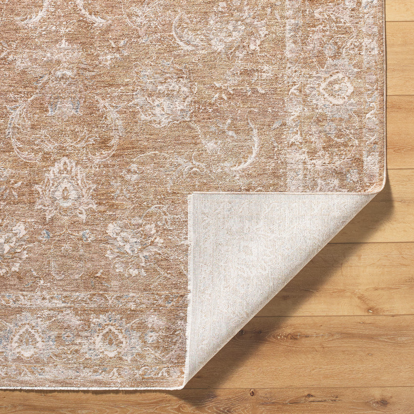 Pennie Traditional Light Brown Area Rug