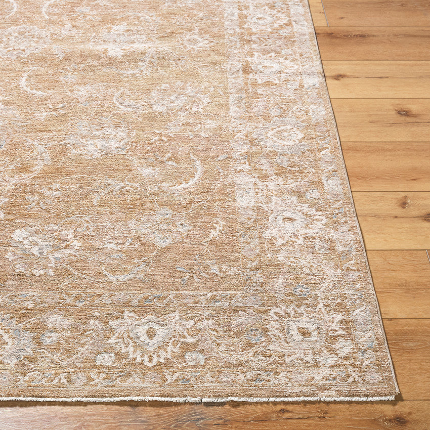 Pennie Traditional Light Brown Area Rug