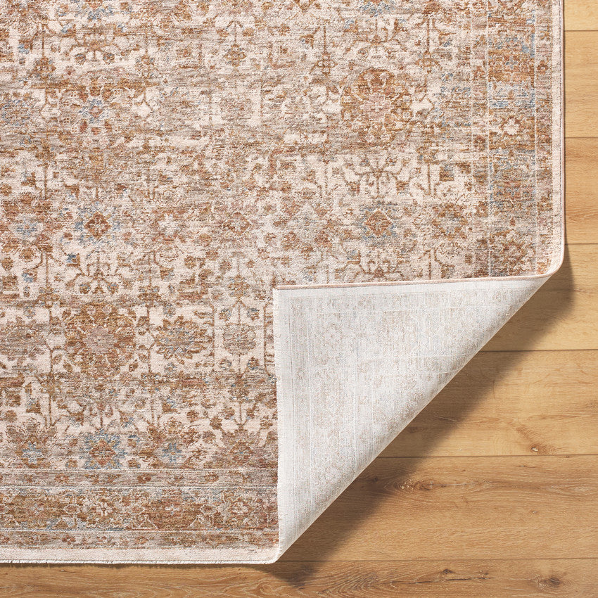 Cassy Traditional Cream/Tan Area Rug
