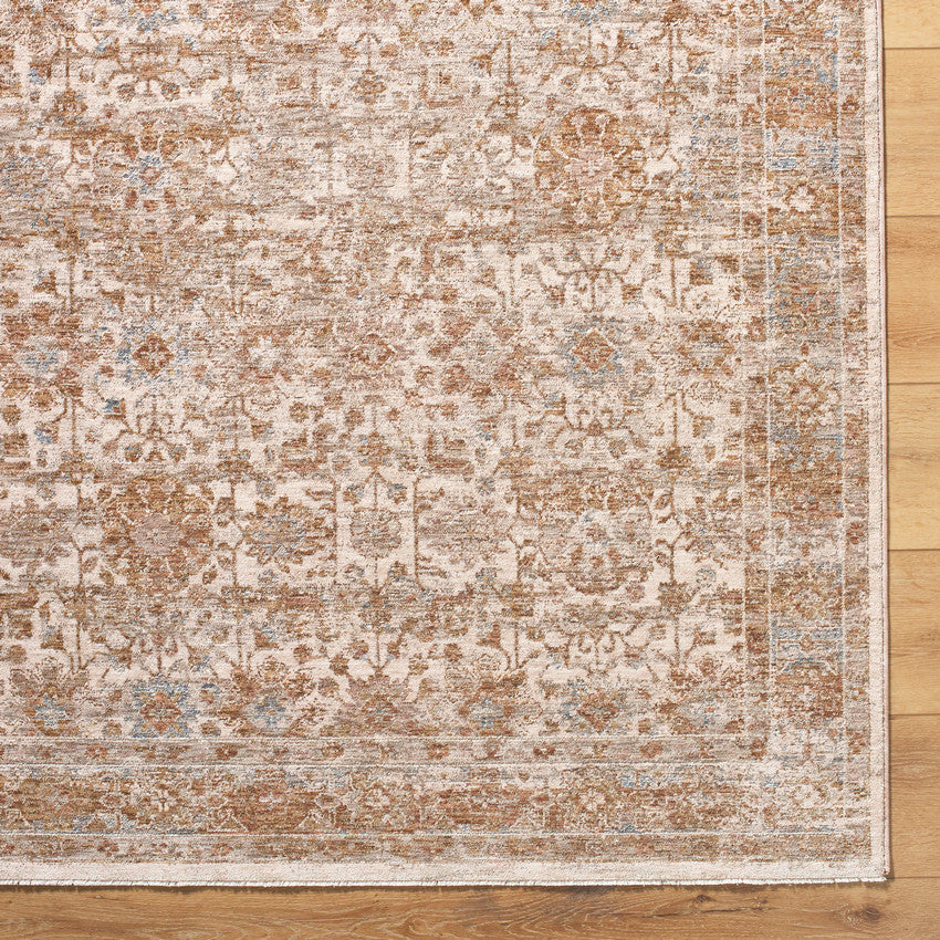 Cassy Traditional Cream/Tan Area Rug