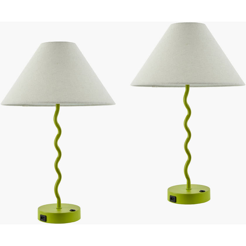 Katoya Cottage Green Table Lamp