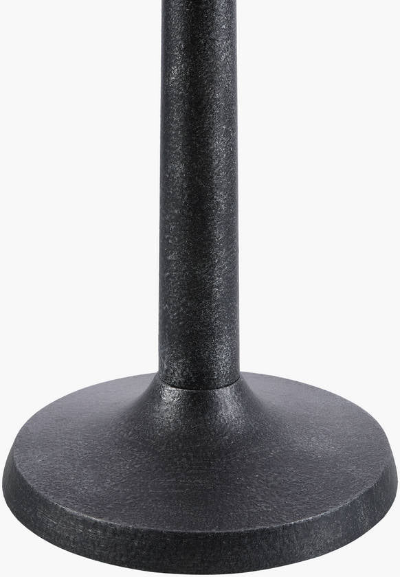 Mikia Rustic Black Floor Lamp