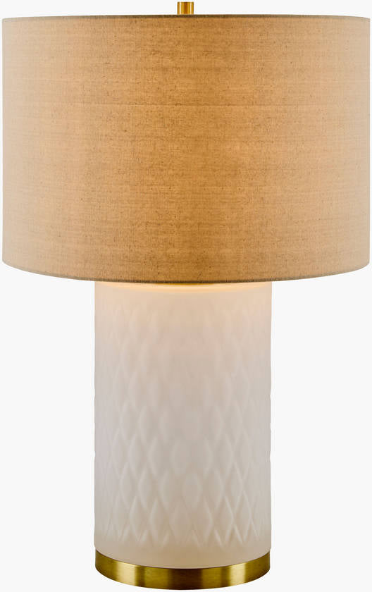 Ned Traditional Beige Table Lamp