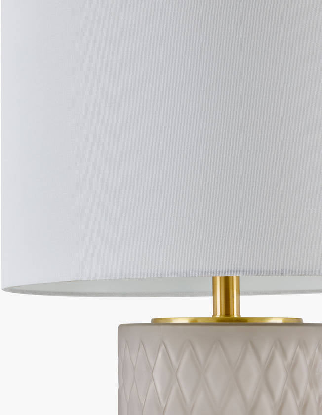 Ned Traditional Cream Table Lamp