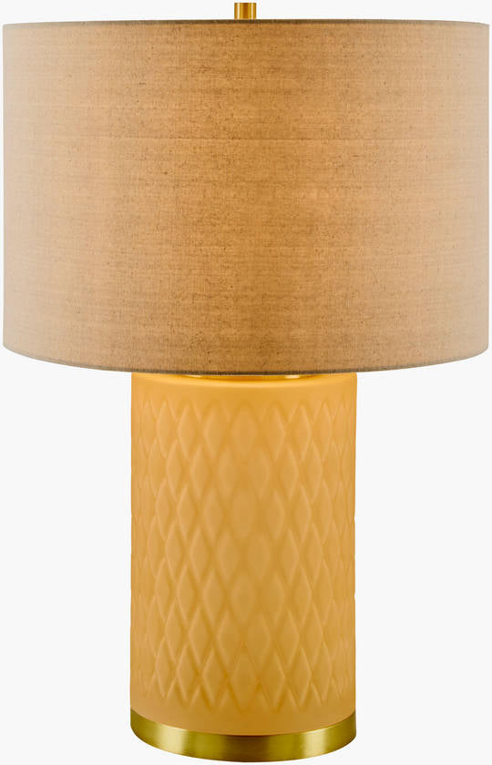 Ned Traditional Orange Table Lamp