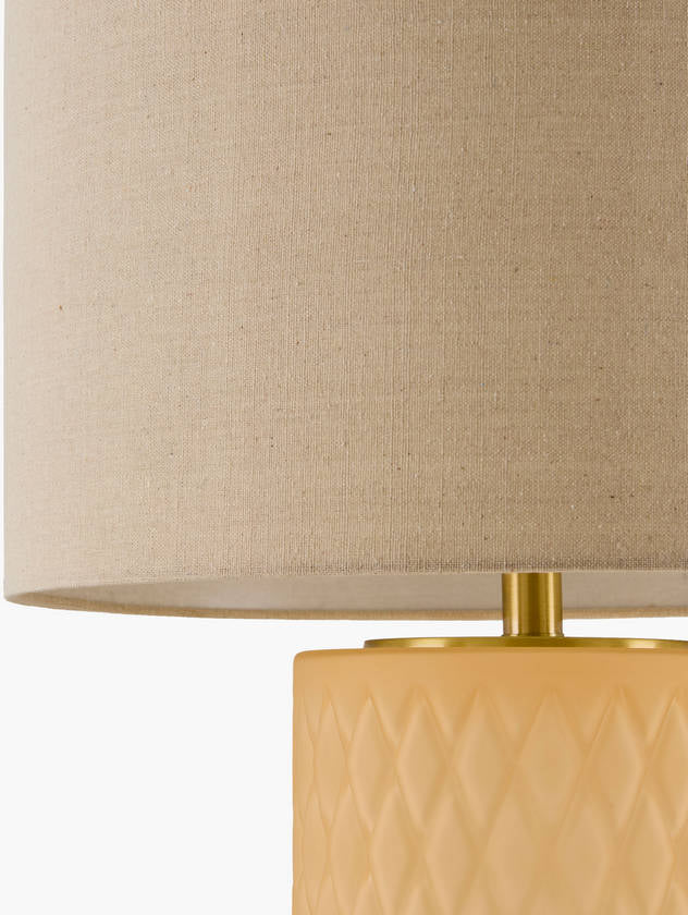 Ned Traditional Orange Table Lamp