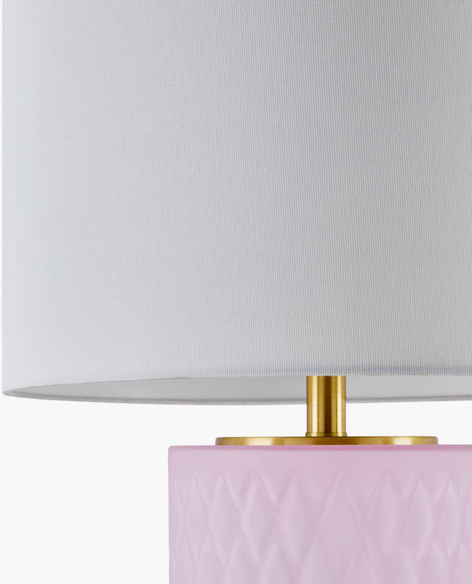Ned Traditional Pink Table Lamp
