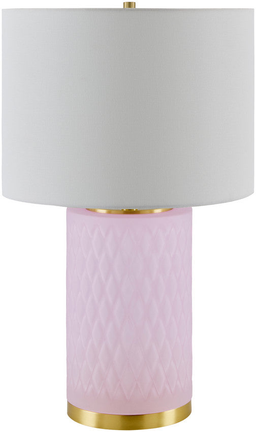Ned Traditional Pink Table Lamp
