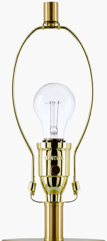 Ned Traditional Ice Blue Table Lamp