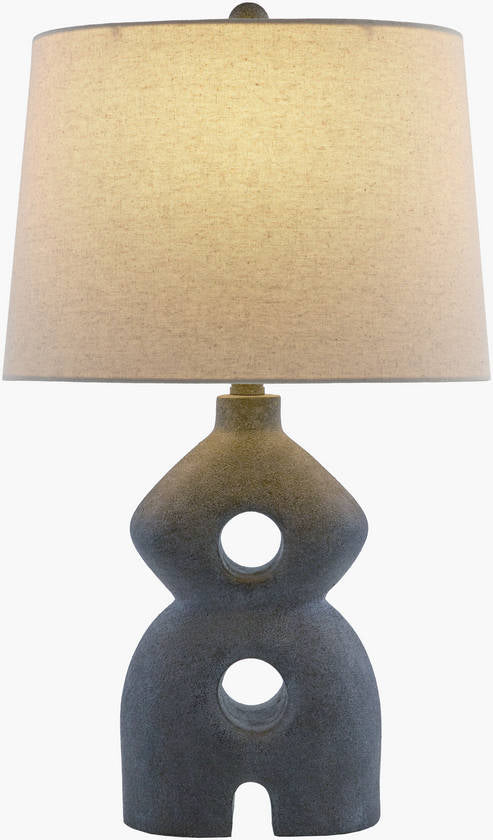 Tyffani Rustic Black Table Lamp