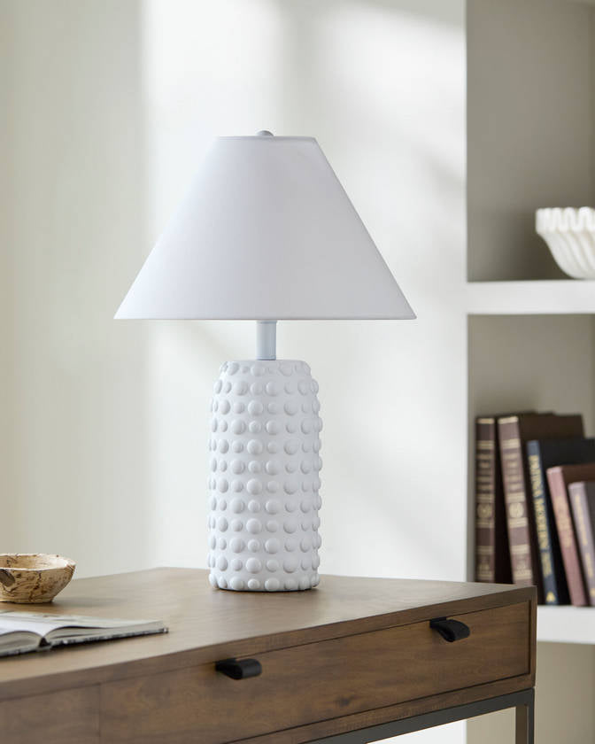 Doniesha Traditional White Table Lamp