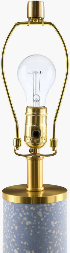 Kamila Traditional Sky Blue Table Lamp