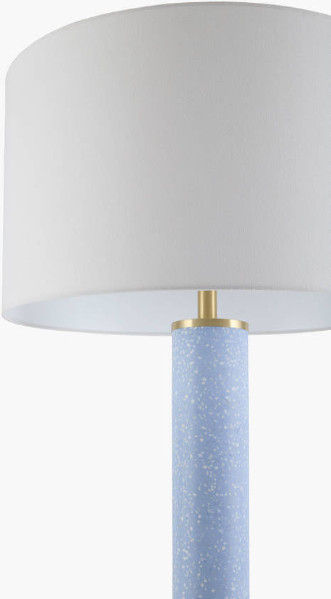 Jamere Traditional Sky Blue Floor Lamp