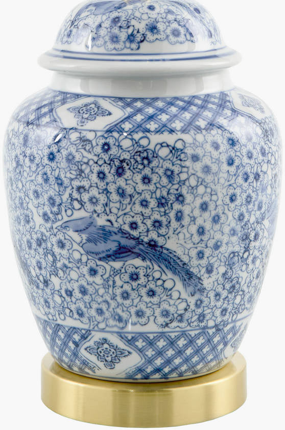 Malori Traditional Blue Table Lamp