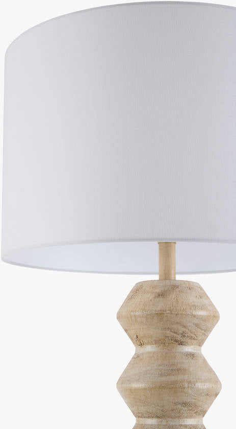 Edina Traditional Ivory Floor Lamp
