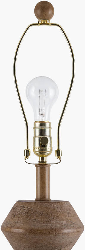 Edina Traditional Dark Brown Floor Lamp