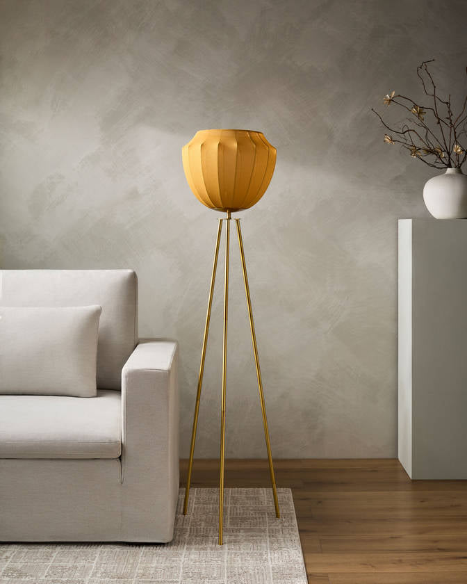 Keon Modern Metallic - Gold Table Lamp