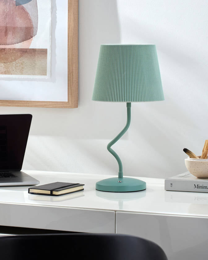Shaquela Modern Sage Table Lamp