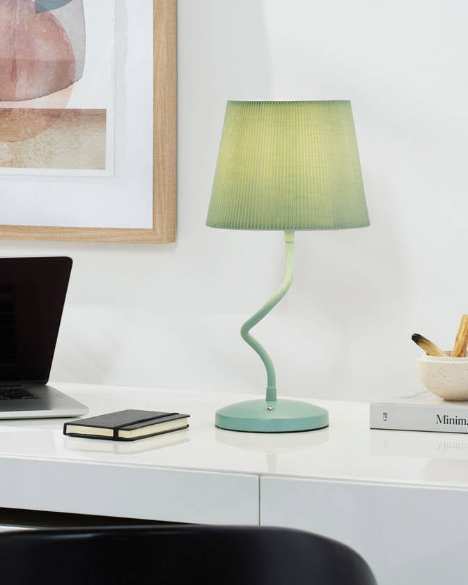 Shaquela Modern Sage Table Lamp