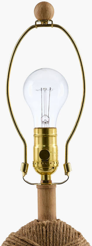 Nyle Traditional Brown Table Lamp