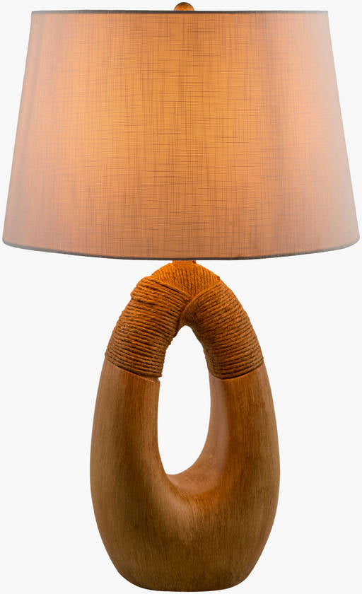 Nyle Traditional Brown Table Lamp