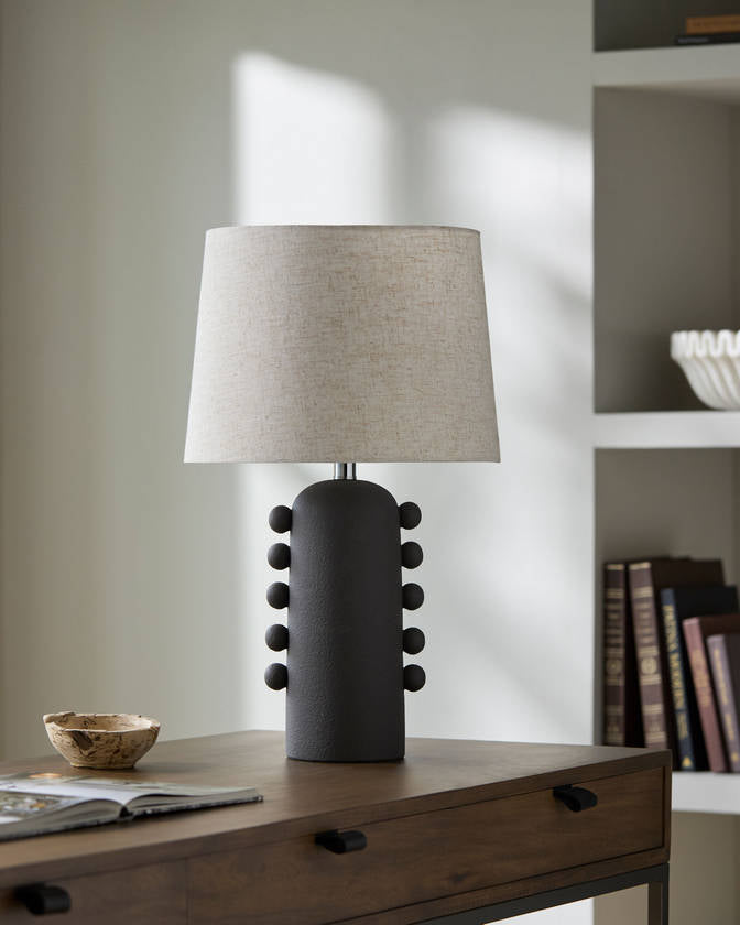Mackenzi Traditional Black Table Lamp