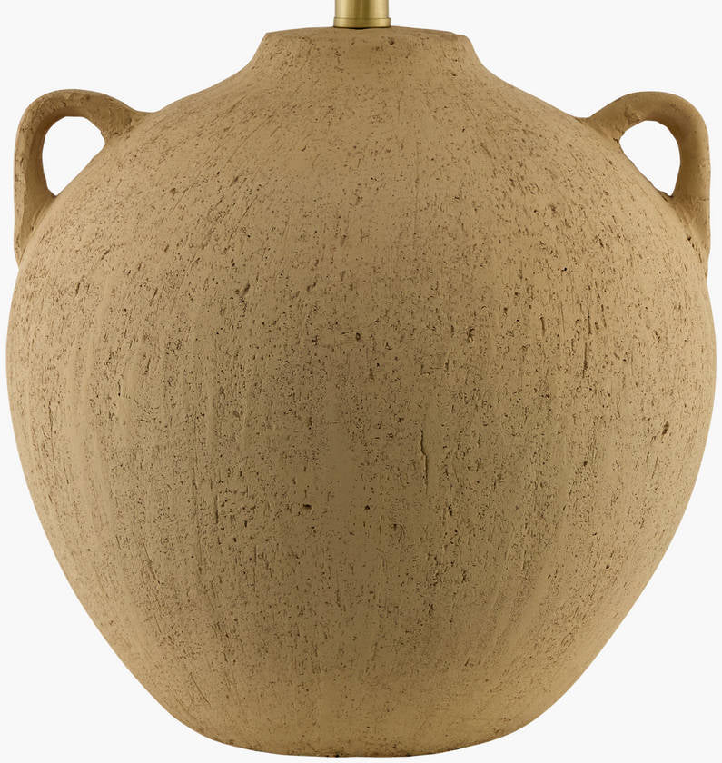 Araya Traditional Brown/White Table Lamp - Galey Alix x Livabliss