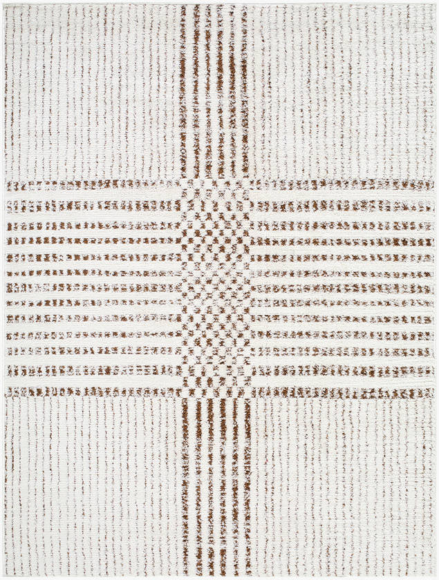 Architect Modern Dark Brown/Ivory Area Rug - Galey Alix Livabliss