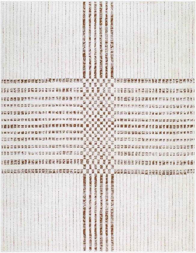 Architect Modern Dark Brown/Ivory Area Rug - Galey Alix Livabliss