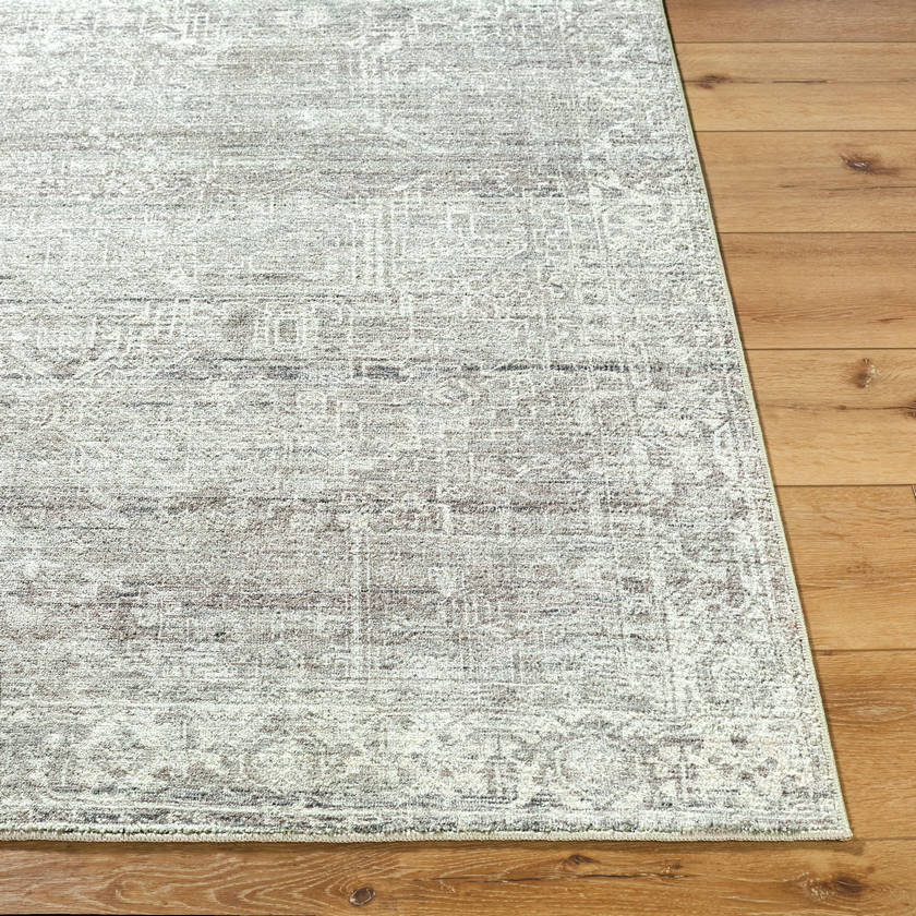 Collins Avenue Traditional Ivory/Slate Area Rug - Galey Alix Livabliss