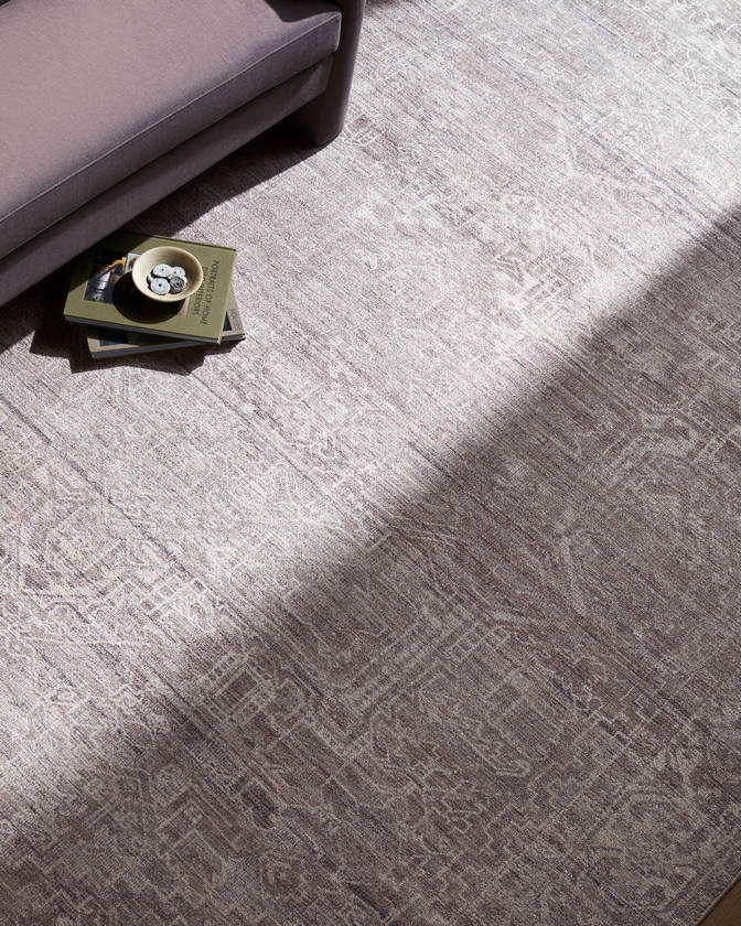 Collins Avenue Traditional Ivory/Slate Area Rug - Galey Alix Livabliss