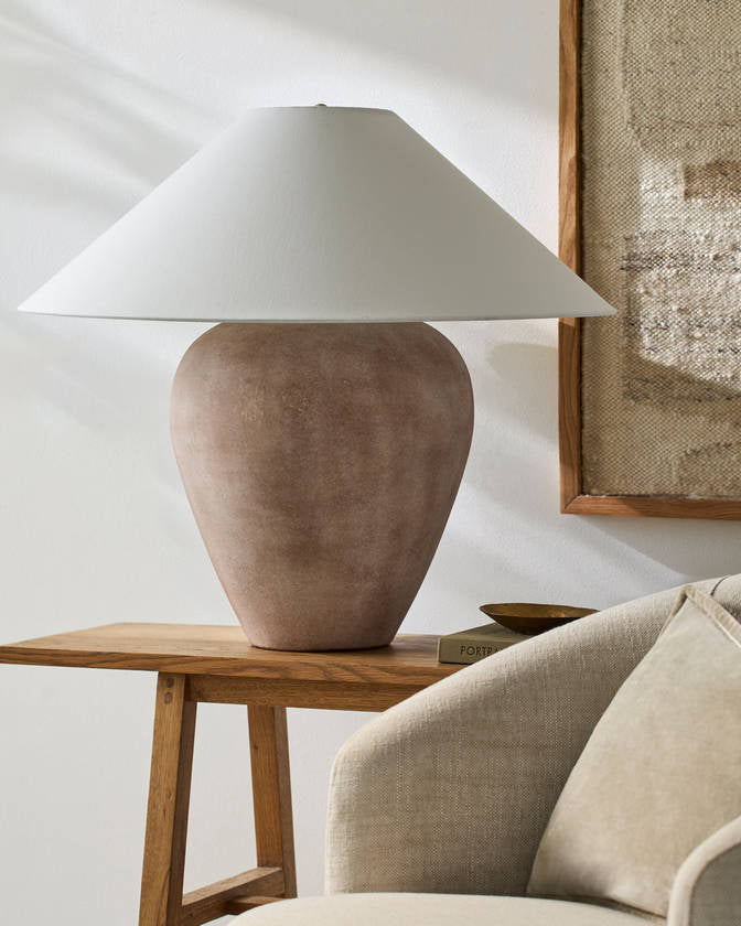 Camden Ford Traditional Brown Table Lamp - Galey Alix x Livabliss