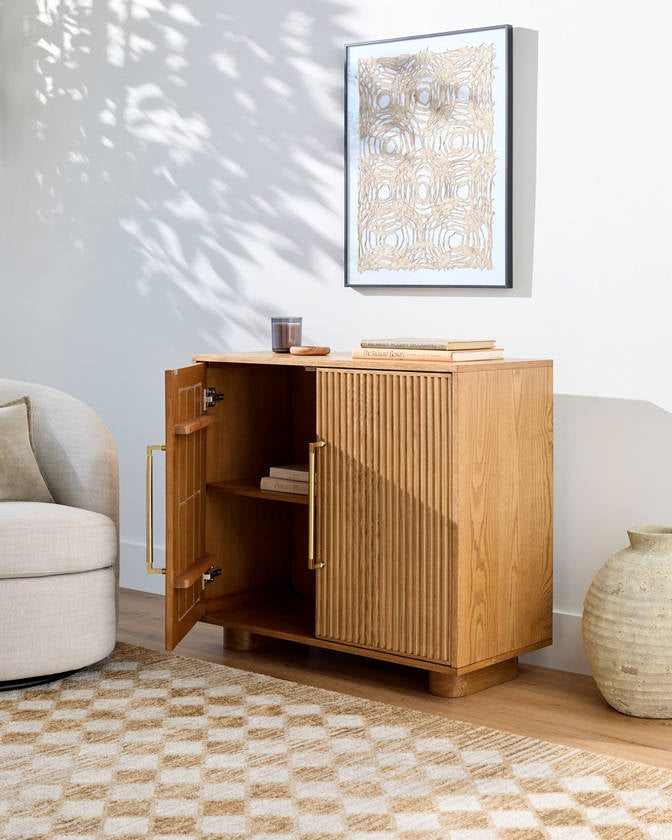 Charlye Brown Cabinet - Galey Alix x Livabliss