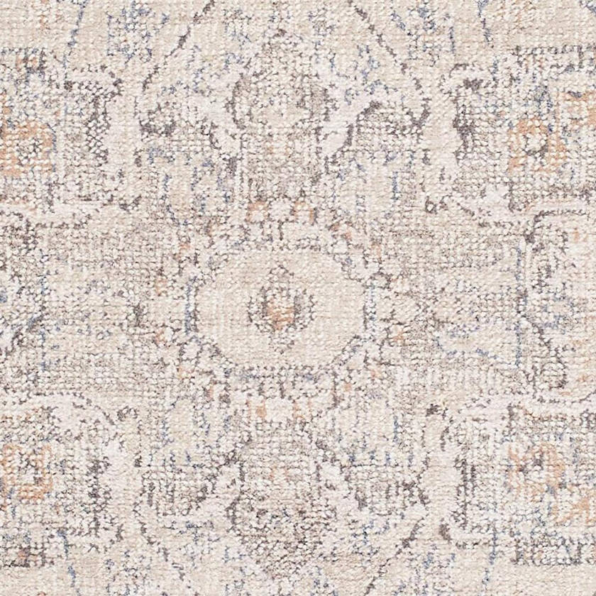 Maria Elena Traditional Taupe/Dark Blue Area Rug - Galey Alix Livabliss