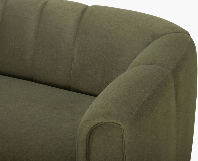Dale Olive Sofa - Galey Alix x Livabliss