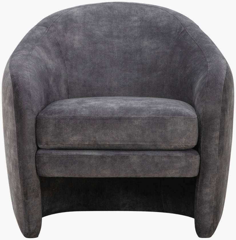 Hatcher Charcoal Accent Chair - Galey Alix x Livabliss