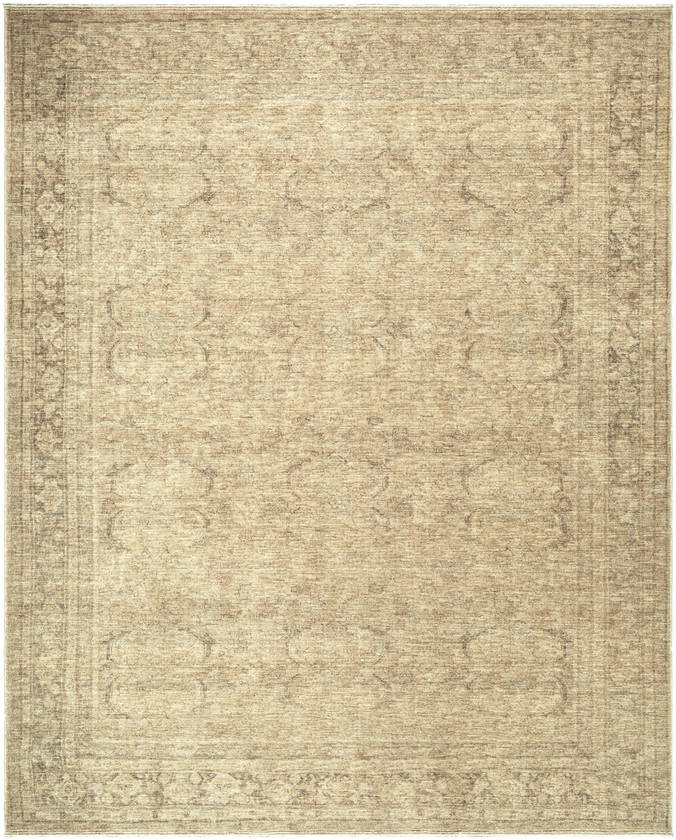 Fetscher Traditional Tan Area Rug - Galey Alix Livabliss