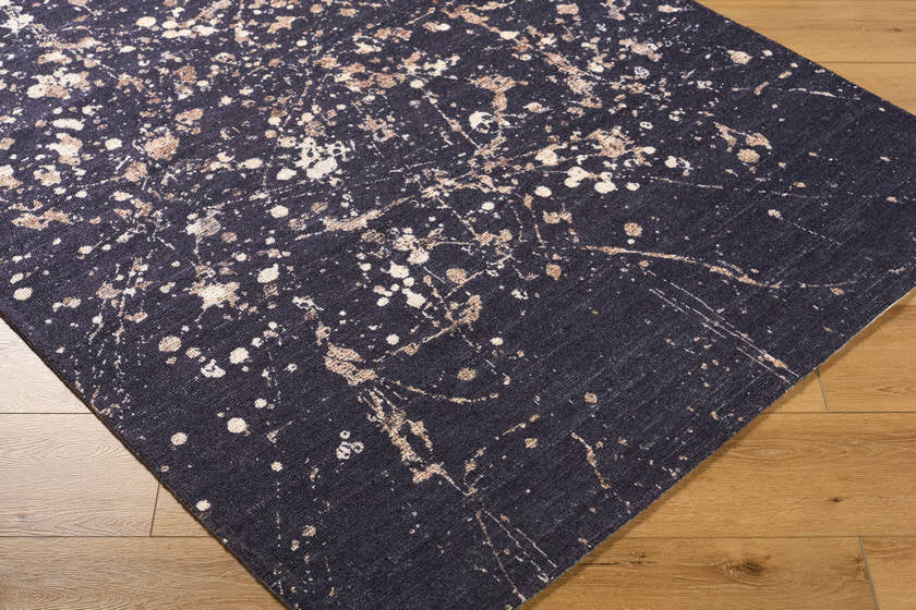 Janek Modern Charcoal Area Rug - Galey Alix Livabliss