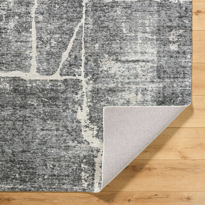 Janek Modern Ash Gray Area Rug - Galey Alix Livabliss