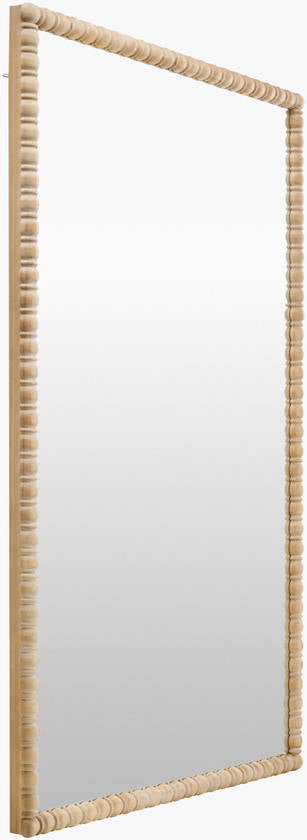 Karling Blair Traditional Brown Wall Mirror - Galey Alix x Livabliss