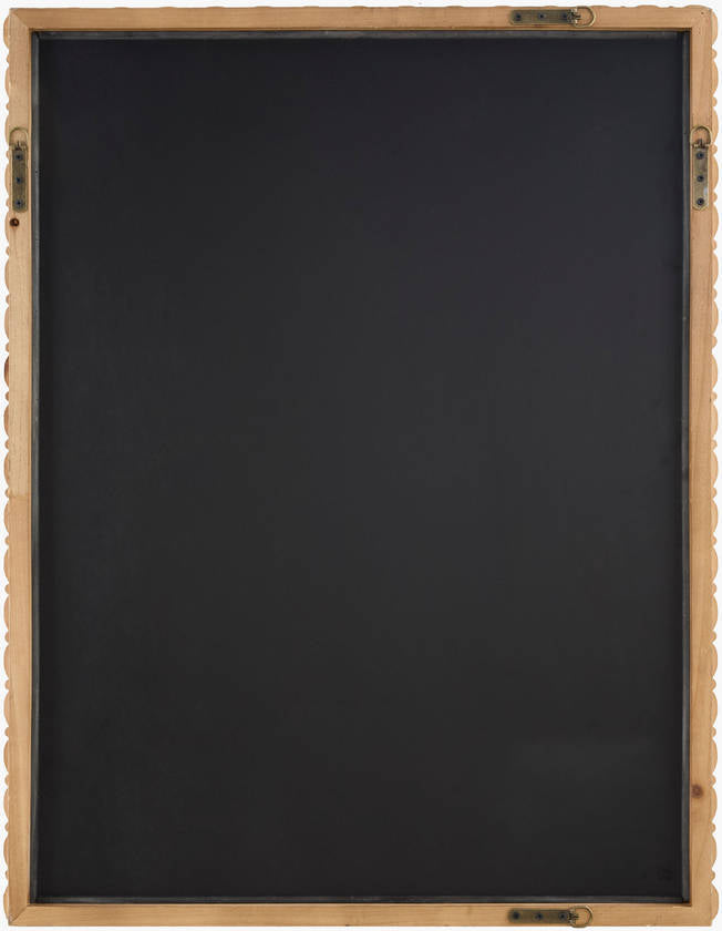 Karling Blair Traditional Brown Wall Mirror - Galey Alix x Livabliss