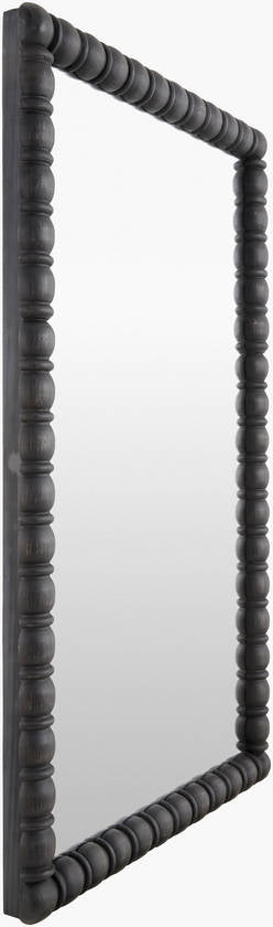 Karling Blair Traditional Black Wall Mirror - Galey Alix x Livabliss