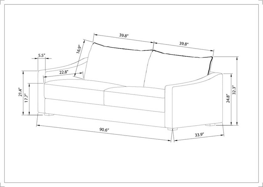 Sutterlin Off-White Sofa - Galey Alix x Livabliss
