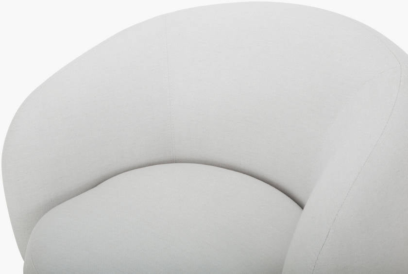 Finlayson Ivory/Beige Accent Chair - Galey Alix x Livabliss