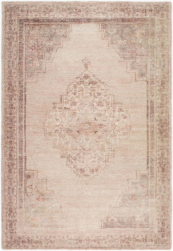 Luciana Traditional Dusty Rose Area Rug - Galey Alix Livabliss