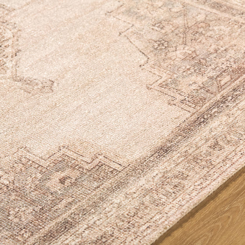 Luciana Traditional Dusty Rose Area Rug - Galey Alix Livabliss