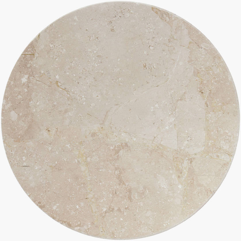 Mila Rose Beige/Brown End Table - Galey Alix x Livabliss