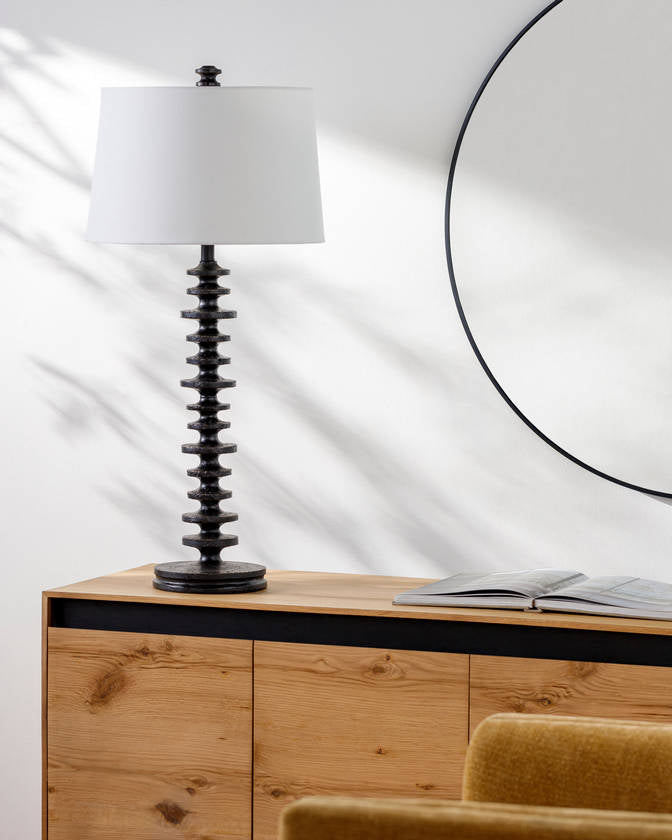 Merrill Traditional Black Table Lamp - Galey Alix x Livabliss
