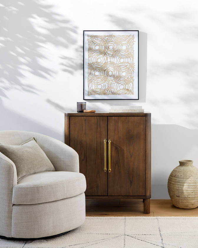 Marshall Dark Brown Cabinet - Galey Alix x Livabliss