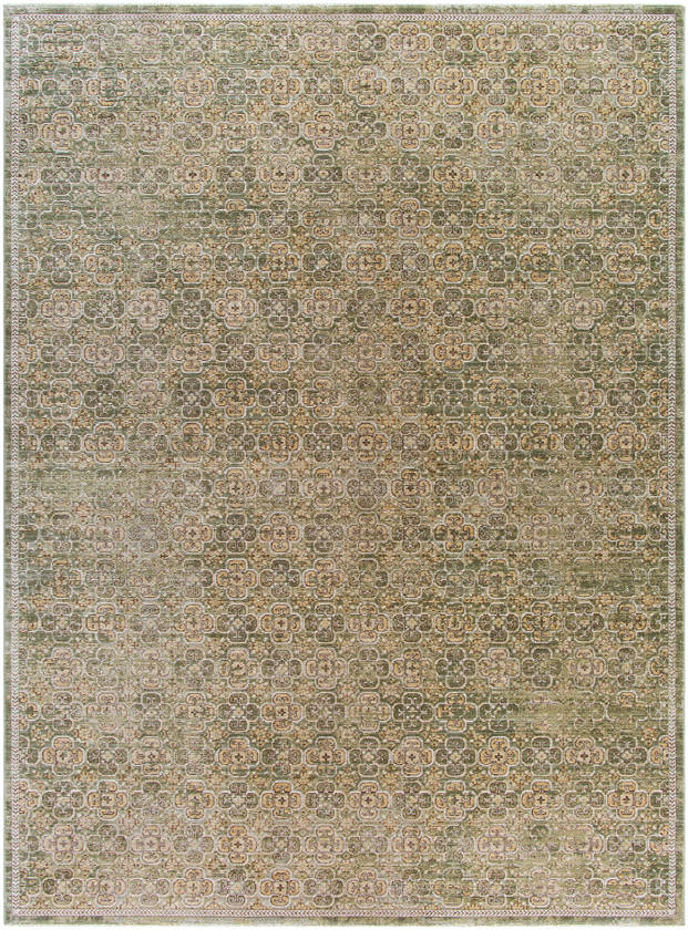 Myrtle Avenue Traditional Olive Area Rug - Galey Alix Livabliss